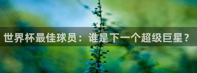免费看足球直播比赛：世界杯最佳球员：谁是下一个超级巨星？